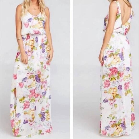 Show Me Your Mumu Kendal Maxi Dress in Best Friend Floral - S - Picture 1 of 5